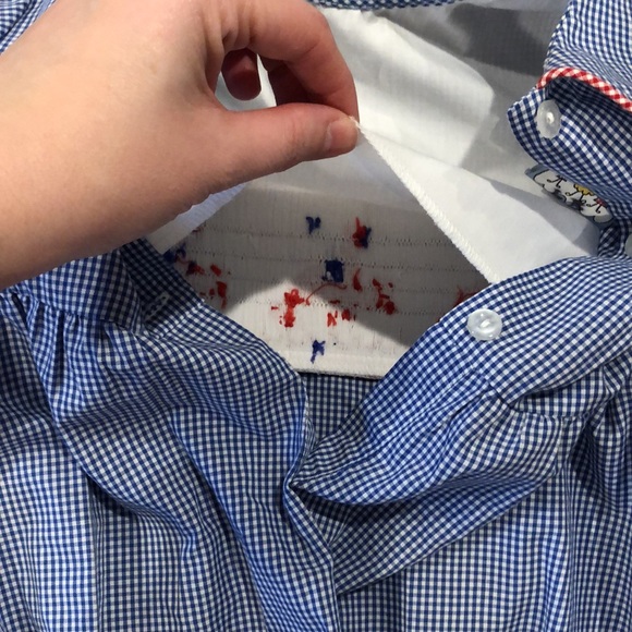 Three Sisters Embroidered Gingham Romper 🦞 - Picture 9 of 16